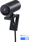 Dell UltraSharp WB7022 4K UHD HDR Webcam with 3D Noise Reduction and Auto Focus Adjustment - Black