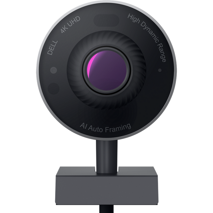 Dell UltraSharp WB7022 4K UHD HDR Webcam with 3D Noise Reduction and Auto Focus Adjustment - Black