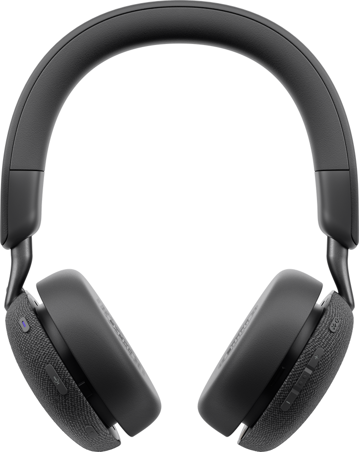 Dell WL5024 Pro Wireless Leatherette Headband Active Noise Cancellation Headset with Microphone - Black