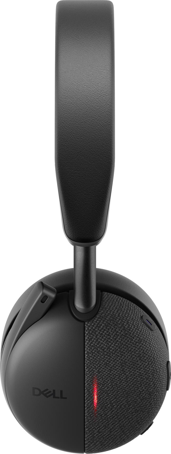 Dell WL5024 Pro Wireless Leatherette Headband Active Noise Cancellation Headset with Microphone - Black