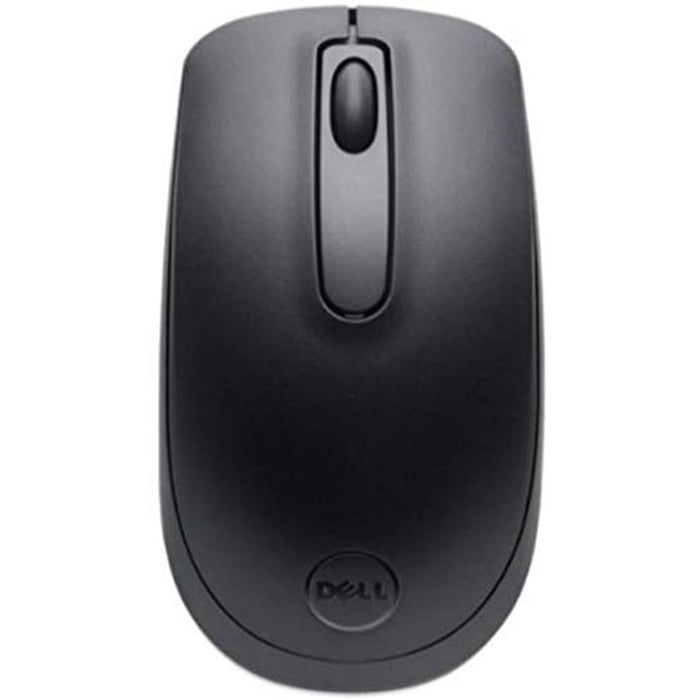Dell WM118 1000DPI 2.4GHz Optical Ambidextrous Wireless Mouse - Black
