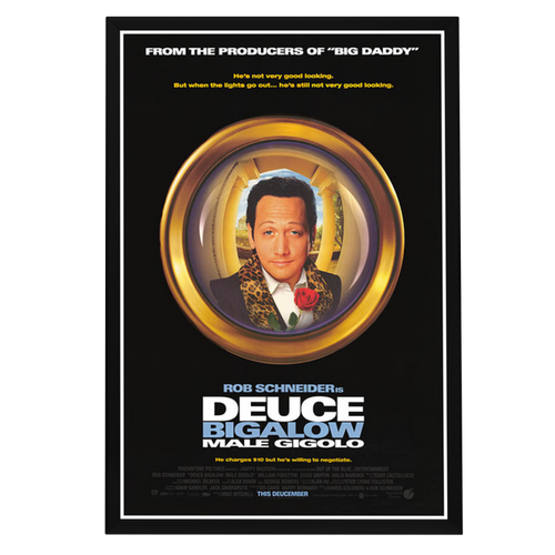 "Deuce Bigalow: Male Gigolo" (1999) Framed Movie Poster