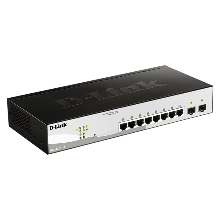 DLINK BUSINESS DGS-1210-10 10-PORT GIGABIT WEB SMART SWITCH INCLUDING 2 GIGABIT SFP PORTS