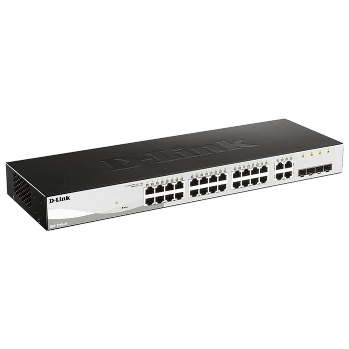 DLINK SYSTEMS 28-PORT GIGABIT WEB SMART SWITCH INCLUDING 4 GIGABIT SFP PORTS (DGS-1210-28)