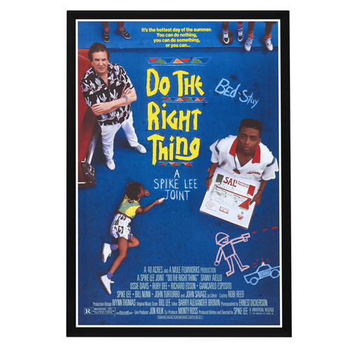 "Do the Right Thing" (1989) Framed Movie Poster