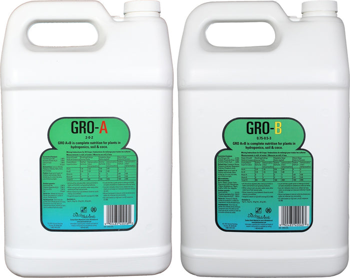 Dutch Nutrient Gro-A (2-0-2) & Gro-B (0-1-3)