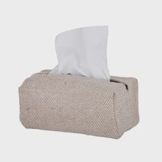 Emily Jute Tissue Box Cover