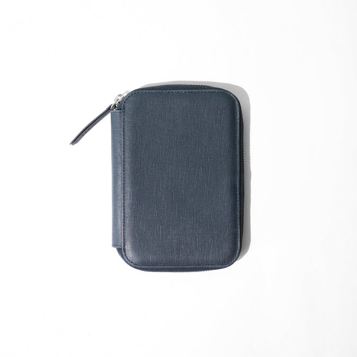 Endless Companion Leather Adjustable Pen Pouch - 5 Pens - Blue