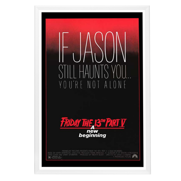 "Friday the 13th Part V: A New Beginning" (1985) Framed Movie Poster