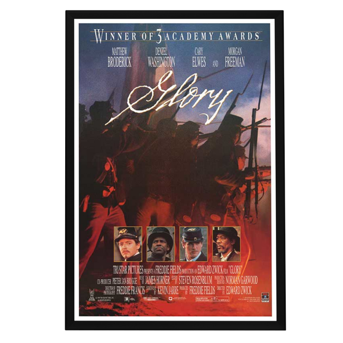 "Glory" (1989) Framed Movie Poster