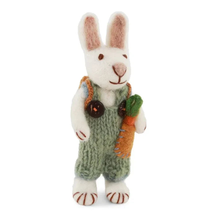 Gry & Sif Bunny White Carrot & Backpack Small