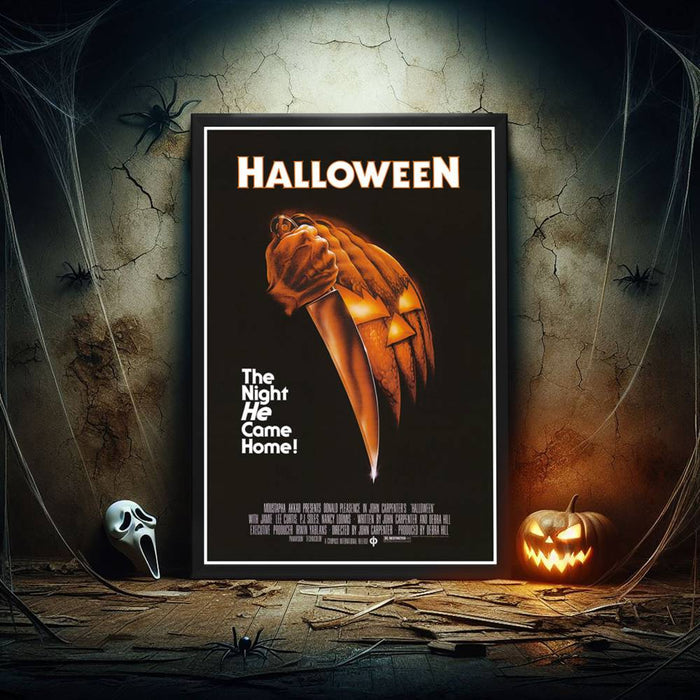 "Halloween" (1978) Framed Movie Poster