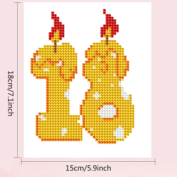 Happy Birthday Diamond Painting Minis (Set Of 12)
