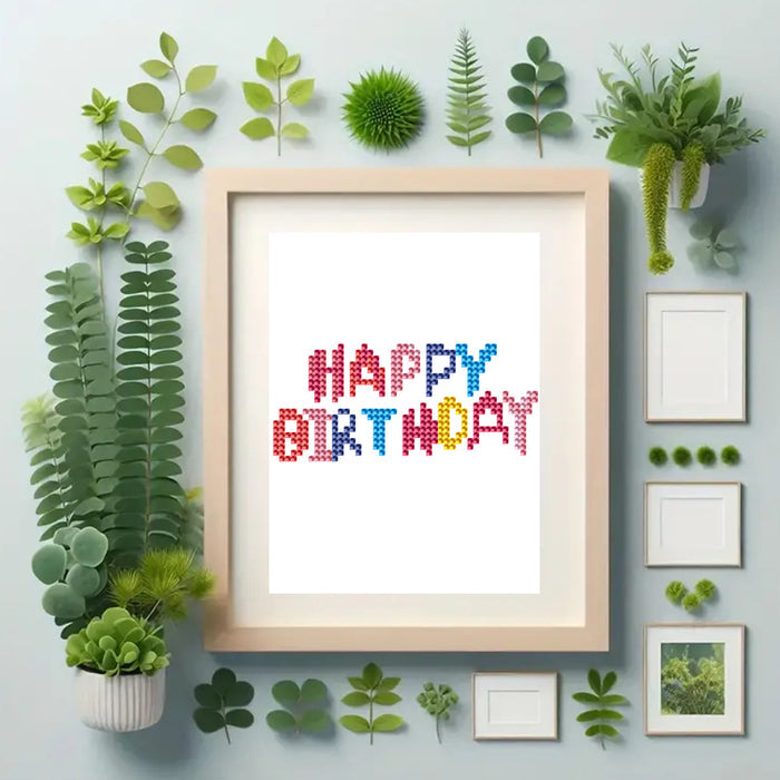 Happy Birthday Diamond Painting Minis (Set Of 12)