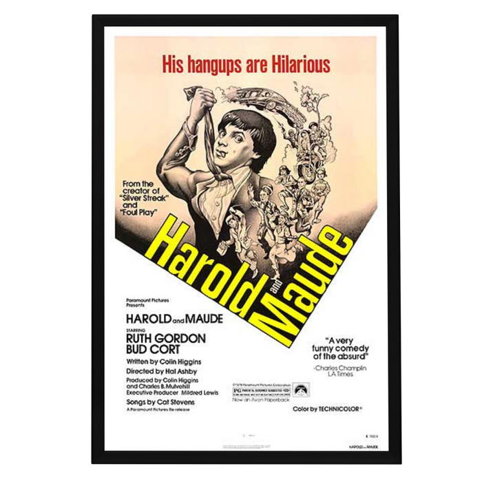 "Harold And Maude" (1972) Framed Movie Poster