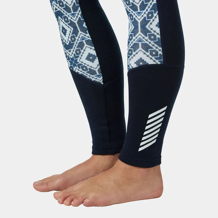 HH Women's Lifa Merino Midweight Graphic Base Layer Pants