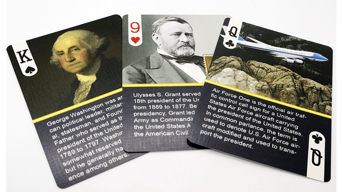 PlayingCardDecks.com-History Of United States Presidents Playing Cards WJPC