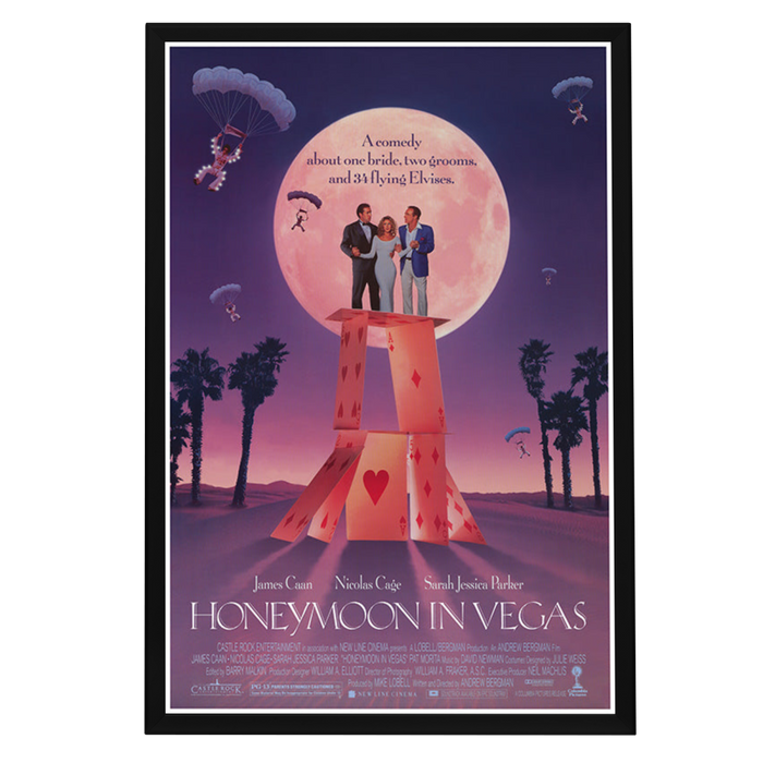 "Honeymoon in Vegas" (1992) Framed Movie Poster
