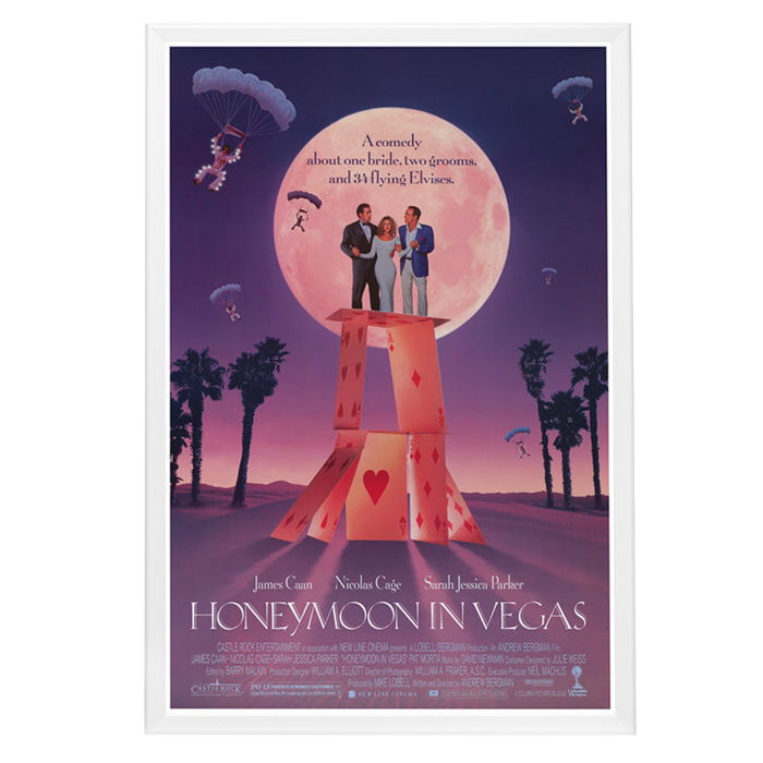 "Honeymoon in Vegas" (1992) Framed Movie Poster