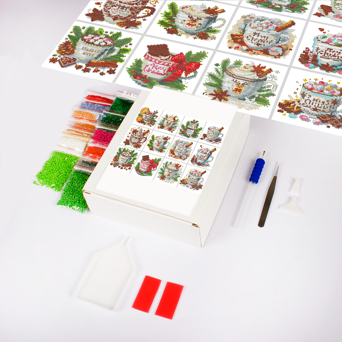Hot Cocoa Diamond Painting Minis (Set Of 12)