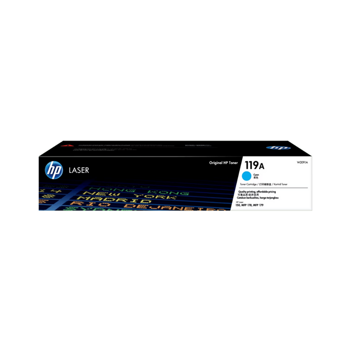 HP 119A Toner Cartridge-W2091A (Cyan)