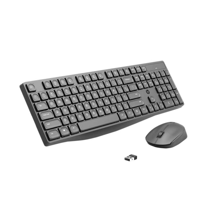 HP CS10 2.4GHz Wireless Keyboard and Optical Mouse Combo - Black
