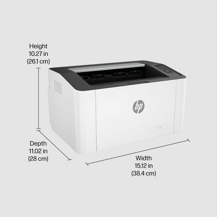 HP Laser 1008w (714Z9A) – Entry Level Monochrome Laser Printer, Wi-Fi, 20 PPM, W1660A Toner, 1 Year Warranty