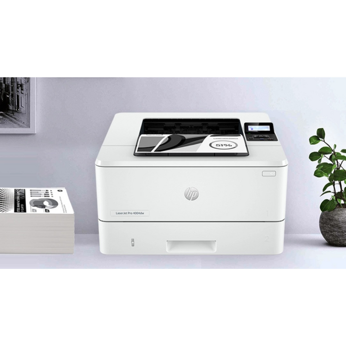 HP LaserJet Pro 4004dw (2Z615A) – Business Monochrome Laser Printer, 40 PPM, Duplex, Network & Wi-Fi, 3 Year Warranty