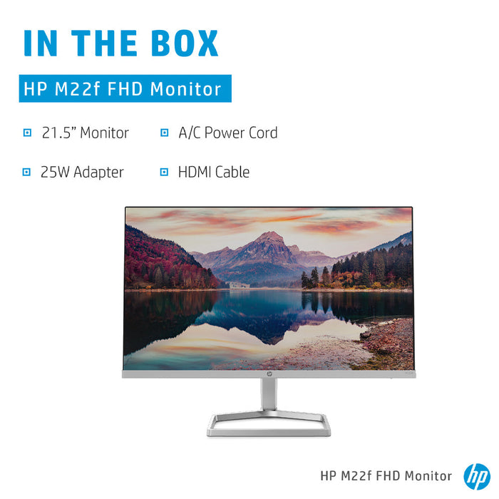 HP M22f 21.5-inch Full-HD IPS Monitor 5ms Response Time and with Adaptive Sync