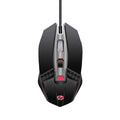 HP M270 3200DPI USB Wired Optical RGB Backlit Gaming Mouse - Black