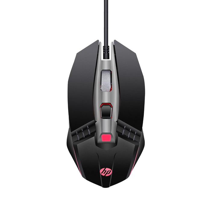 HP M270 3200DPI USB Wired Optical RGB Backlit Gaming Mouse - Black
