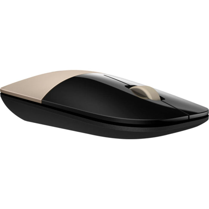 HP Z3700 Wireless Mouse with 1200DPI and 2.4GHz Connectivity - Gold