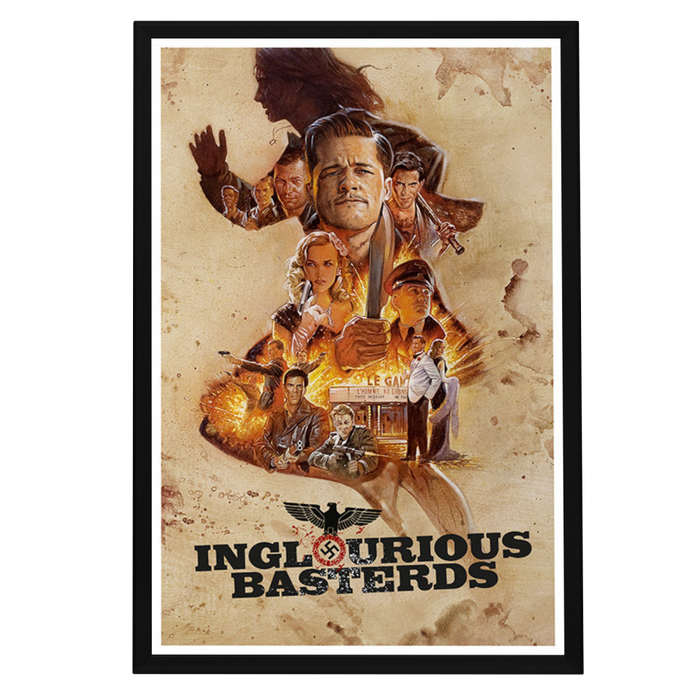 "Inglourious Basterds" (2009) Framed Movie Poster