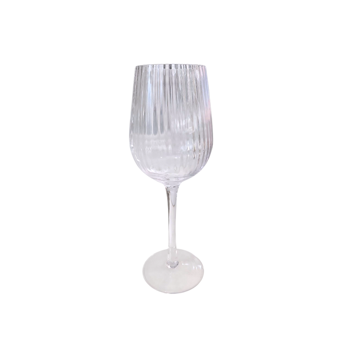 Isobel Ribbed Wine Glass Sml