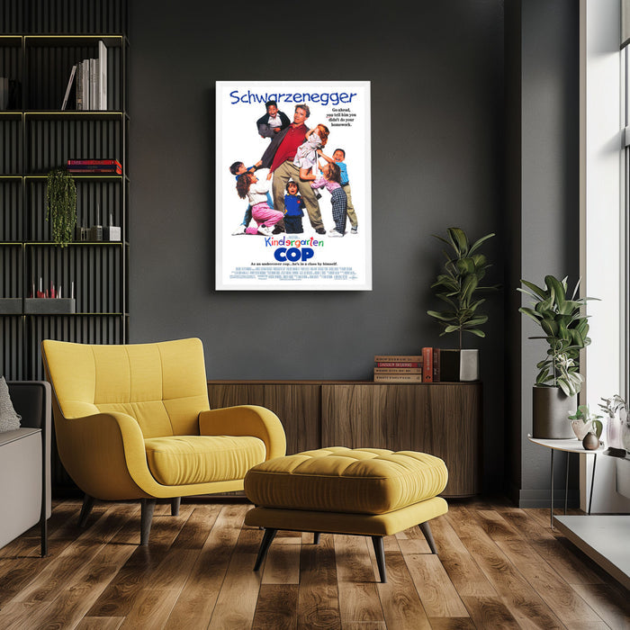 "Kindergarten Cop" (1990) Framed Movie Poster