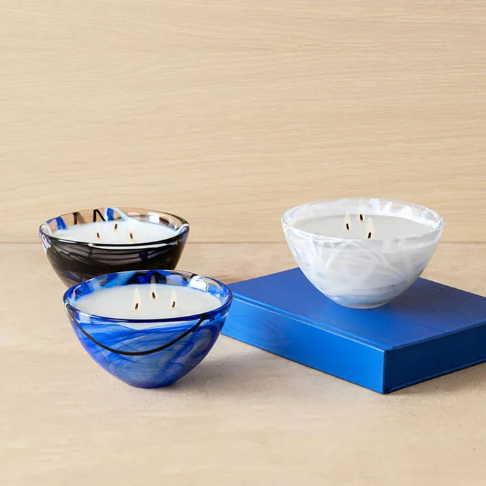 Kosta Boda Contrast Bowl with Candle