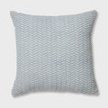 Kyra Blue Block Print Cushion 50cm