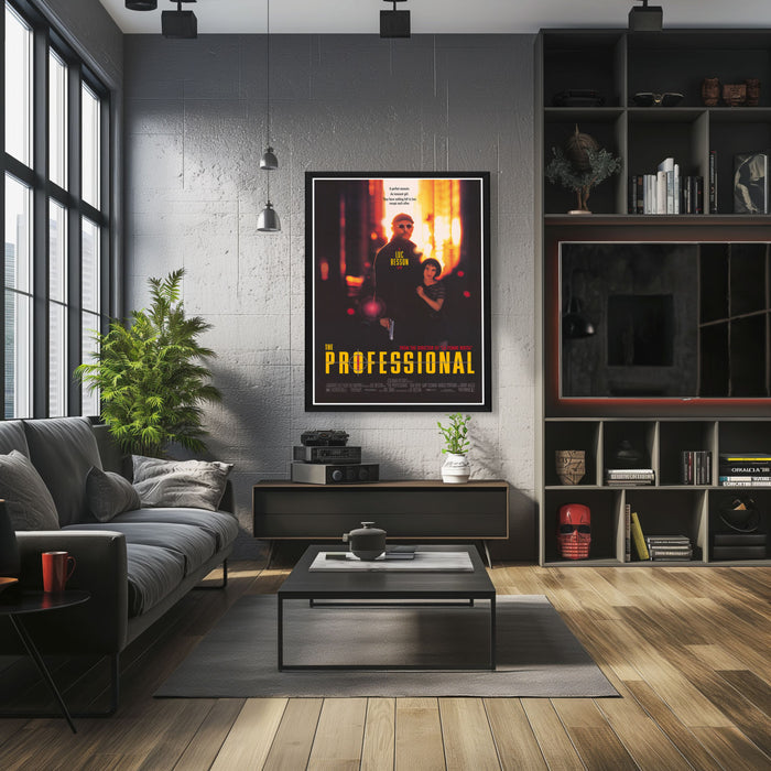 "Leon (Professional)" (1994) Framed Movie Poster
