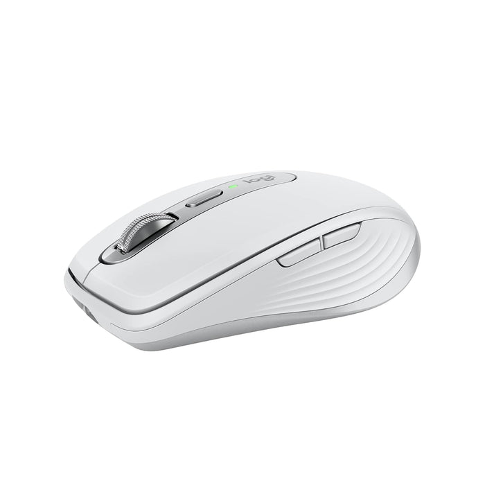 White computer mouse on a white background