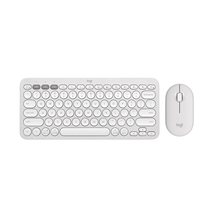 Logitech MK345 wireless keyboard and mouse set on a white background