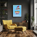 "Major League" (1989) Framed Movie Poster