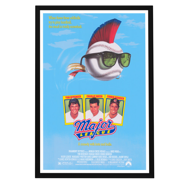"Major League" (1989) Framed Movie Poster