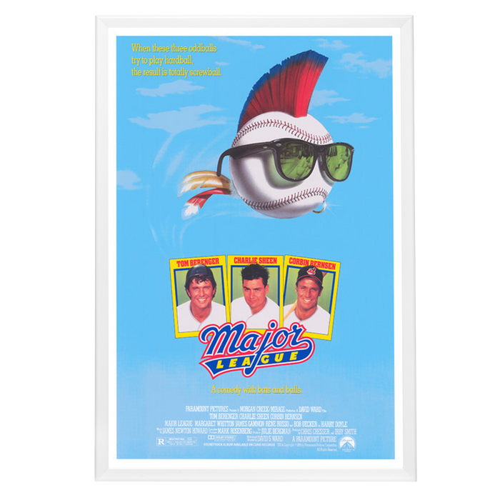 "Major League" (1989) Framed Movie Poster