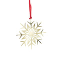 Metal Decoration Winter Star Gold