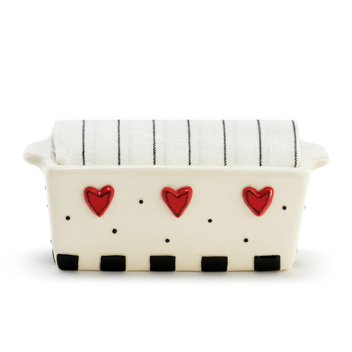 Mini Loaf Pan With Towel