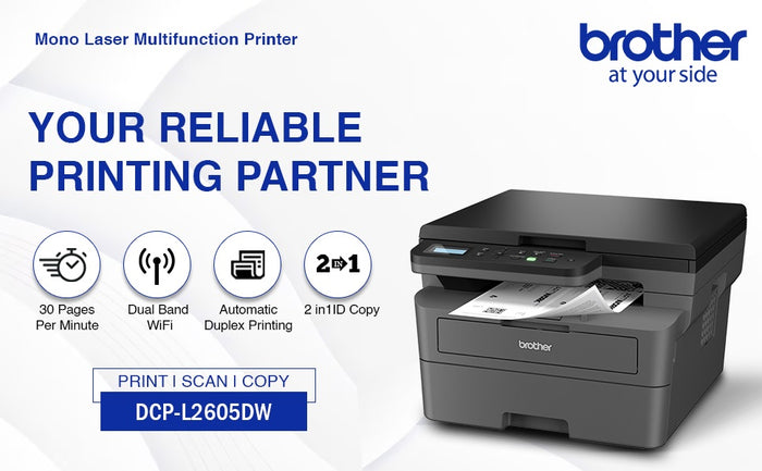 Monochrome Laser Multi-function - DCP-L2605DW