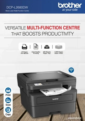 Monochrome Laser Multi-function - DCP-L2680DW