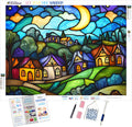 Moonlit Night Stained Glass