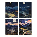 Night Mountains Notecards Box Set :: Set of 8