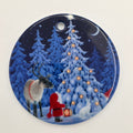 Ornament Eva Tomte, Tree, and Reindeer